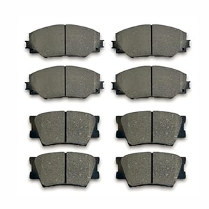 TALAMOYI D1211 D1212 Front & Rear Ceramic Disc Brake Pads Kit For Pontiac Vibe 2009-2010, For Toyota Matrix 2009-2013, For Toyota For RAV4 2011-2015 8PCS