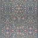 Gertmenian Machine Washable Indoor Area Rug - 8x10 Large, Easy Cleaning & Non-Shedding, Ideal for High Traffic Areas in Living Room, Bedroom, Entryway, Floral, Bryson Green, 29339