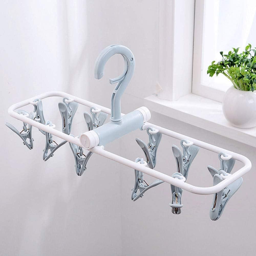1 Pack Clip and Drip Hanger Portable Travel Hanger Drying Rack 12 Clips