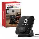 SwitchBot Hub 3 (3rd Gen), Smart Home Hub with 2.4" IPS Screen & Knob Control, WiFi Thermometer Hygrometer, IR Remote Hub (Matter/Bluetooth 200m), Alexa/Google/Apple Home Compatible