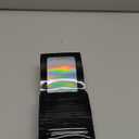 Funfery 100 pcs Black Mylar Holographic Bags Packaging Bags,Clear Resealable Bag Foil Pouch Bag for Food Storage and Lipgloss,Jewelry,Eyelash Packaging for Small Business(2.4x3.9Inch)