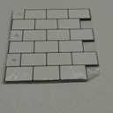 Art3d 10-Sheet Backsplash Tile for Kitchen Peel and Stick, 12"x12" Stick on Subway Tiles for Kitchen, Bathroom Back Splashes, White-Black Grout