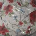 Covers For The Home Deluxe Elastic Edged Flannel Backed Vinyl Fitted Table Cover - Watercolor Floral Pattern - Round Oblong Oval - Fits Tables up to 48" W x 68" L