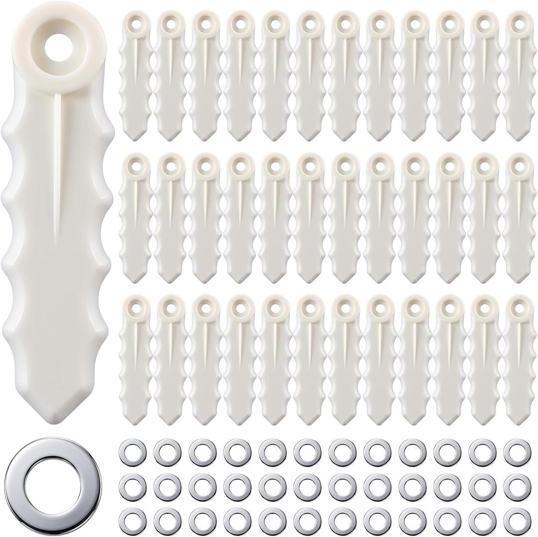 24 Pack Trimmer Blades Compatible with Echo 215712 Maxi-Cut/Pro Replacement Blades, with Washers, Compatible with Echo 215311/215511/215712X4/X5 Trimmers Brush Cutter Head