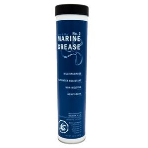 Multipurpose Marine Grease for Boat Trailer Wheel Bearings, Non-Melting, Salt Water & Salt Fog Resistant, Heavy Duty NLGI #2, Made in USA (14oz Cartridge)