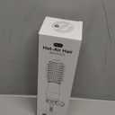 slopehill Mini Dual Voltage Hair Dryer Brush,1000 Watts Travel Hot Air Brush with European Plug, Ionic Hair Dryer and Styler for Women for Home & Salon, Oval Barrel 2 Heat & 2 Speed Settings (Black)