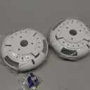 XLTTYWL Deco WiFi 7 Wall Mount Kit, Deco BE23/BE25/BE3600/BE5000 Router Mount Bracket Optimize Space&Cable Management for TP Decos 7 Dual-Band WiFi 7 Mesh Wi-Fi System (White, 2 Pack)