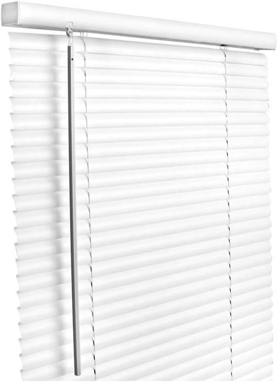 Living Accents Vinyl 1 in. Blinds 31 in. W x 72 in. H White Cordless