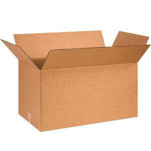 BOX USA Large Boxes Holds 65lbs, 26x14x14 6-Pk for Shipping & Packing 