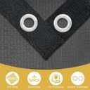 Shade&Beyond 90% Sun Shade Cloth with Grommets, 10' X 12' Pergola Shade Cover Canopy, Mesh Tarp Sun Screens for Patio, Outdoor, Garden, Backyard, Dark Gray