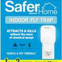 Safer Home Indoor Plug-In Fly Trap - SH502 - Effective Fruit Fly Traps for Indoors, Gnat Traps for House Indoor, 400 Sq Ft Protection - Style: 1 Device + 2 Glue Cards
