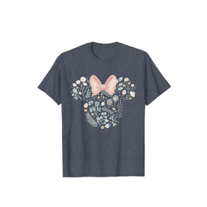 Disney Minnie Mouse Icon Spring Flowers T-Shirt, L
