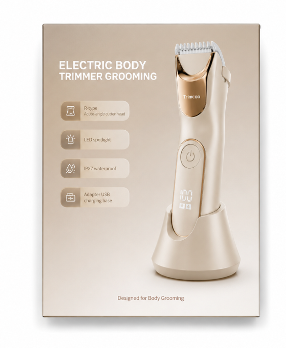 Electric Razors LED Display for Women Men, 2026 Wet/Dry Lady Electric Shaver , 3 in 1 Hair Remover, Waterproof, Smooth & Silky Portable Bikini Electric Grooming Set, Gold