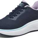 Wondamo Women's Walking Shoes Slip On Comfortable Rebound Running Tennis Shoes Lightweight Breathable Non Slip Supportive Casual Athletic Fashion Sneakers, Size 9 US Women