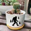 Window Garden Bigfoot Planter Pots,Bigfoot Gifts for Women/Men/Housewarming/Wedding/Festival Birthday Gifts Planter Pots,Outdoors/Indoors,Window Decor,Garden Decor,Yard Decor,Home Decor,Office (3.2inch)