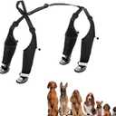 Winter Dog Boots Waterproof - Anti-Slip Fleece-Lined Paw Shoes with Snowlock Cuffs, Reflective & Adjustable, Fit Small to Large Dogs (8 Sizes, 4 Boots/Set) (XS)