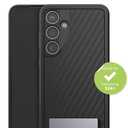 ZAGG Everest Samsung Galaxy S24+ Case with Kickstand - Triple Layer Graphene-Infused Drop Protection up to 20ft, Eco-Friendly Design, Textured Grip, Black