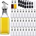 Accguan Oil Dispenser, 6oz Leakproof Olive Oil Dispenser, Set with Sticker and Pen, Suitable for Storing Olive Oil, Vinegar and Other Liquids (30 PCS)