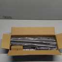 Curtain Rods for Windows 28 to 144 Inches Adjustable 1 Inch Diameter Decorative Single Window Curtain Rod Set with Rounded Cap design Finials, Bronze