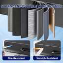 Gas Stove Cover Board 15.8"19.7", 110LBS Carbon Steel Stove Top Cover with Anti-Slip Legs & Handles for Gas Electric Stove RV & Apartment