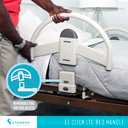 Stander EZ Click Bed Handle, Hospital Beds Rail, Safety Assist Medical Railing for Seniors, Long Term Care for Elderly, Set of 2, ASTM Safety Approved Bedrail