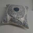 Pillow Shell 100% Polyester Blue And White 18x18