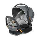 Chicco KeyFit 35 ClearTex Infant Car Seat and Base, Rear-Facing Seat for Infants 4-35 lbs., Infant Head and Body Support, Compatible with Chicco Strollers, Baby Travel Gear | Shadow/Black, Mfg: Mar 2025
