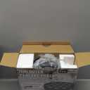 Non Stick Mini Pancakes Maker Machine, Electric Poffertjes Pan with Browning Control, Small Ebelskiver Aebleskiver Pan, Dutch Mini Pancake Maker, with Brush & Forks, 14 Slots, Black