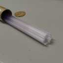 ReliThick 10 Pcs 48 Inch Poster Hanger Frame Hanging Rails for Posters Clips Signs Maps Picture Holder Plastic Tapestry Banner Art Wall Display(Clear)