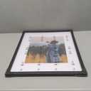 Vittanly 16x20 Picture Frame with Plexiglass - Large Black Poster Frame for Wall Display - Includes 11x14 Mat, Made of Durable PVC Design - 1 Pack