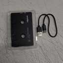 Arsvita Car Audio Bluetooth Wireless Cassette Receiver, Tape Player Bluetooth 5.0 Cassette Aux Adapter, Black