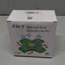 Interactive Cat Toys for Indoor Cats,[Newly Upgraded] Rechargeable Touch Activated Hide and Seek Kitten Toys for Bored Indoor Adult Cats with Fluttering (Green)