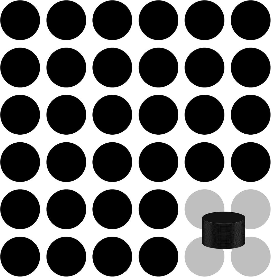 IKAYAS Classroom Floor Dots 4 Inch Vinly Floor Stickers - Removable Black Waterproof Adhesive Dots for Preschool & Kindergarten Teachers