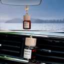 4 x Car Air Fresheners 3-Pack Long Lasting Hanging Freshener for Auto and Home, 3pcs Sandalwoodt&Citrus&Fruit