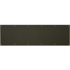 Prime-Line J 4693 Kick Plate, 10 In. X 34 In., 313 Bronze (Single Pack)