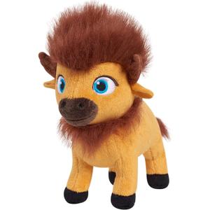Netflix Ridley Jones 8-Inch Collectible Plush Stuffed Animal, Fred, Bison, Soft Plushie, Kids Toys for Ages 3 Up by Just Play