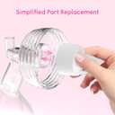 2 x Spectra Replacement Pump Parts Compatible w/ S1/S2/9 Plus, Not Original Accessories, 6*Duckbills Valves 2*Backflow Protectors