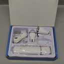 Dog Clippers Grooming Kit Hair Clipper-Low Noise Paw Trimmer- Rechargeable - Cordless Quiet Nail Grinder Shaver for Cats and Other Pets (White)