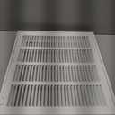 Howeall 16"W x 14"H [Duct Opening Size] Steel Return Air Filter Grille - Removable Face/Door for 1 inch Filters -HVAC Vent Cover Grill - White [Outer Dimensions: 18 5/8"W X 16 5/8"H]