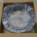 Hon&Guan Duct Connector Flange 6 Inch, Plastic 6 Inch Dust Collection Fittings Dryer Vent Connector Flange For Heating Cooling Ventilation System, Black.