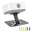 lasuroa Projector Foldable Stand, Mini Projector Mount for Desktop/Ceiling/Wall, Adjustable Holder Compatible with QKK, DR.J, DBPOWER, Anker, AAXA, Jinhoo, PVO, TMY (Black)