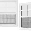 2 Pack Shed Windows 30" W x 36" H Flush Mount, Household Windows for Playhouses, Barns, Chicken Coop