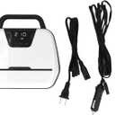 ATJ-1866 Car Air Pump Double Cylinder 12V Electric Air Pump Portable Tire Car Air Pump US 100-240V
