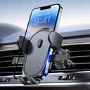 Miracase Car Vent Phone Mount, Universal Cell Phone Mount [Upgraded Clip Never Fall Off] Hands Free Airvent Phone Holders for Your Car Compatible with iPhone All Smartphones, Grey