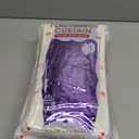 RUBFAC 3pcs 3.3x8.2 Feet Purple Fringe Backdrop Curtains,Tinsel Streamers Birthday Party Decorations,Fringe Backdrop for Birthday Decorations Butterfly Party Decor, Set of 5