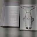 ELISHINE 7 Color Neck Face Massager - Facial Massager Tool for Skin Care at Home, Vibrating Face Massager with Thermals, Galvanic Machines White