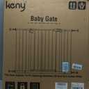 keny 29"-42.5" Baby Gate for Stairs, Auto Close Safety Dog Gate
