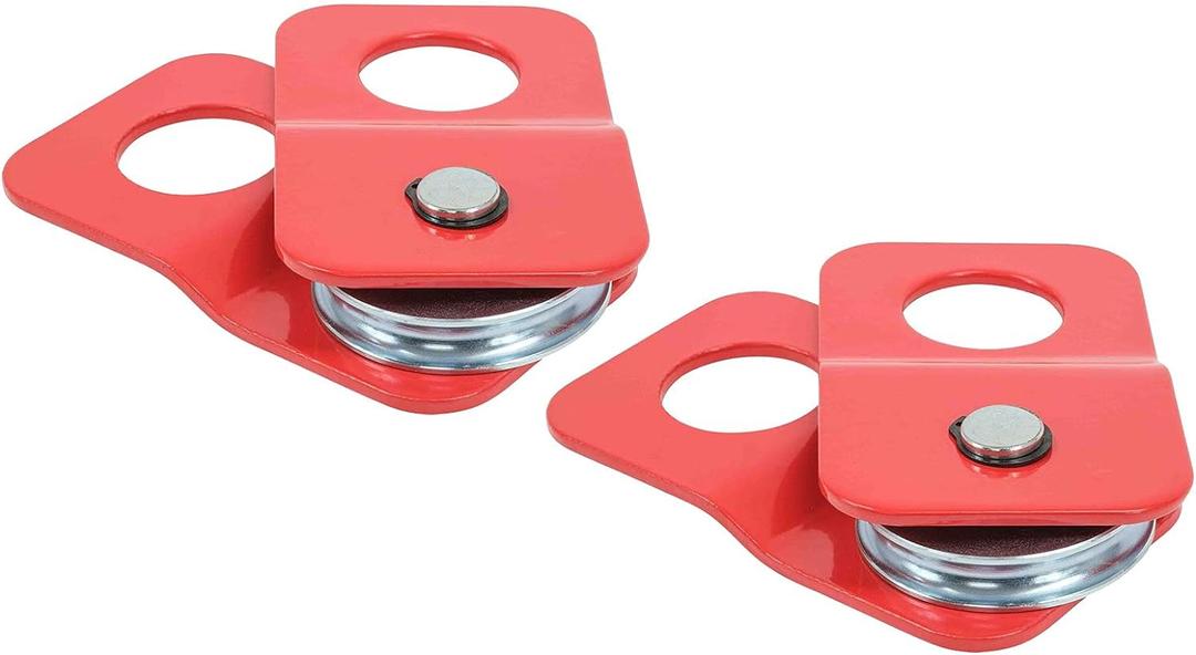 Mytee Products 2 Pack 4 Ton Winch Snatch Block for Recovery - 10,500 lbs Off Roading Snatch Block Pulley for Synthetic Rope, Towing, Hauling - Offroad Recovery Accessory for Truck ATV SUV UTV