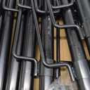 zoegi 4 Pack 10Ft String Light Poles,Light Poles for Outside Lights with Fork,Outdoor Brackets Hanging Lights,Metal Stand for Deck Patio,Backyard,Wedding,Deck,Party