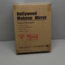 FENCHILIN Lighted Makeup Mirror Hollywood Mirror Vanity Makeup Mirror with Light Smart Touch Control 3Colors Dimmable Light Detachable 10X Magnification 360Rotation (White)